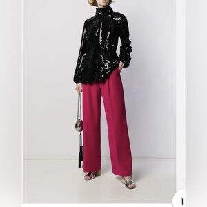 RACIL
BLACK SEQUINED BLOUSE